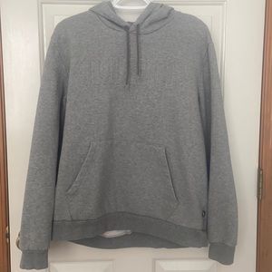 gray lightly used puma hoodie